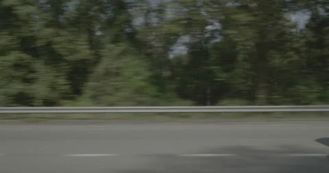 Side right driving plate - Highway 95 at State Line Road, Hamer Stock Footage 285052304