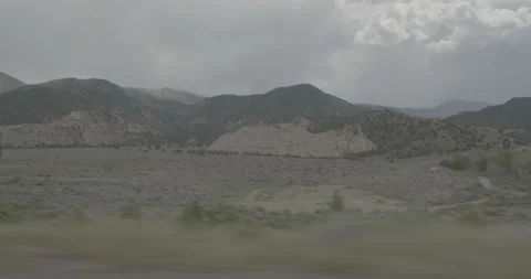 Side right driving plate - Highway 70 at Mile 18 Sevier Stock Footage 288525900