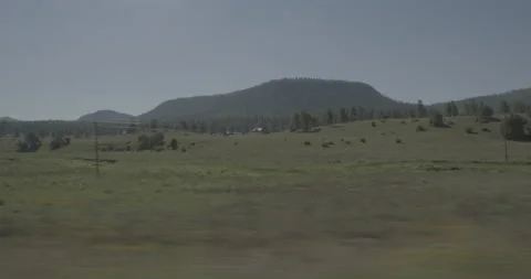Side right driving plate - Highway 160 at Mile 130 Archuleta County Stockbeeldmateriaal 288581333