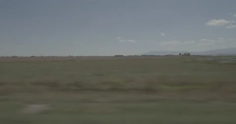 Side right driving plate - Highway 112 at Mile 10 Rio Grande County Stock Footage 288804753