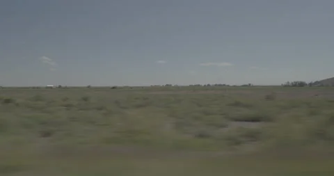 Side right driving plate - Highway 285 at Mile 88 Saguache County Stock Footage 288860682
