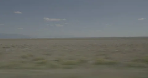 Side right driving plate - Highway 285 at Mile 92 Saguache County Stock Footage 288866636