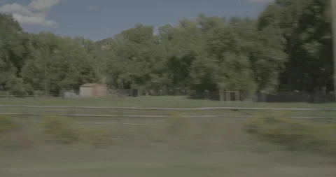 Side right driving plate - Highway 285 at Mile 135 Cheffee County Stock Footage 288921397