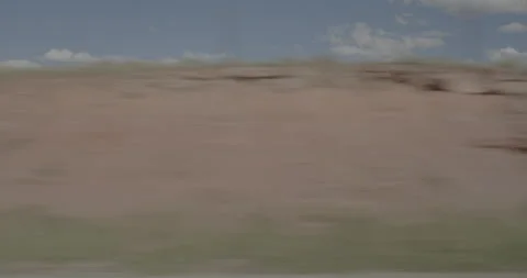 Side right driving plate - Highway 285 at Mile 181 Fairplay Stock Footage 288984597