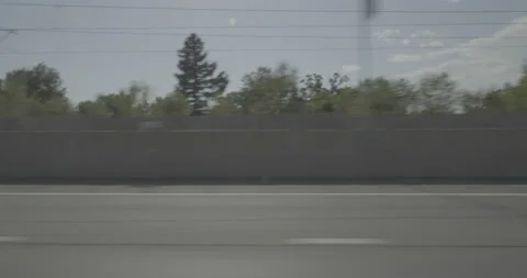 Side right driving plate - Highway 25 at Yale Avenue Denver Stock Footage 289262850