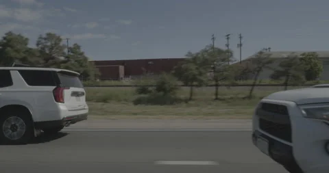 Side right driving plate - Highway 25 at 3rd Avenue Denver Stock Footage 289532698