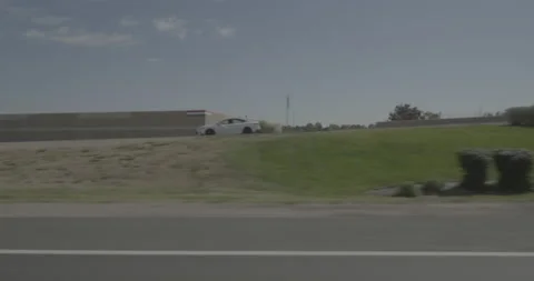Side right driving plate - Highway 25 at 84th Avenue Denver Vídeo Stock 289544046