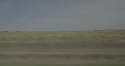 Side right driving plate - Highway 87 at 450 Road Sheridan County Stockbeeldmateriaal 290084145