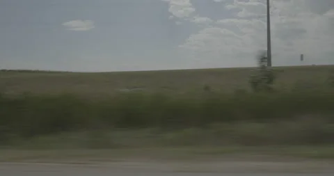 Side right driving plate - Highway 90 at Mile 1 Beaver Creek Stock Footage 290910487