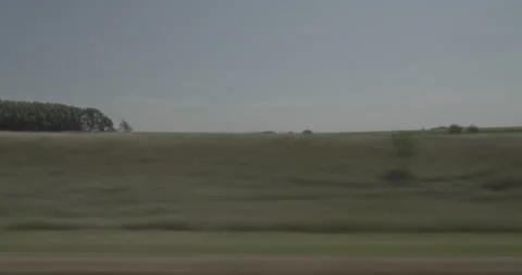 Side right driving plate - Highway 90 at Mile 10 Luverne Stock Footage 290926552