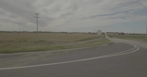 Side right driving plate - Highway 35 at Mile 190 Worth County Video stock 291539328