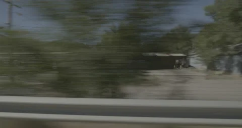 Side right driving plate - Highway 70 at Mile 74 Parachute Video stock 291867128