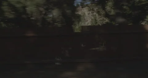 Side right driving plate - Highway 150 at Thomas Aquinas College, Ojai Stock Footage 294703208