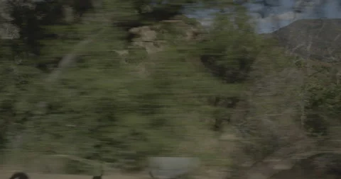 Side right driving plate - Highway 33 at Mile 21, Ojai Stockbeeldmateriaal 294715633
