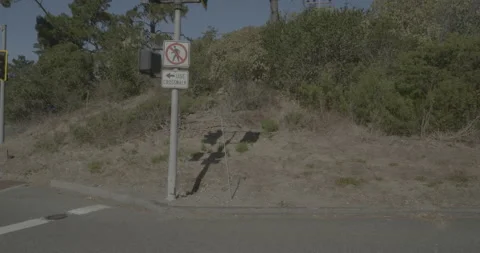 Side right driving plate - Highway 1 at Burton Drive, Cambria Видео 294912994