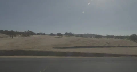 Side right driving plate - Highway 120 at Highway 108, Knights Ferry Vídeo Stock 295040658