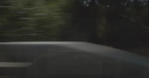 Side right driving plate - Highway 180 at Mile 92, Dunlap Stock Footage 295207138