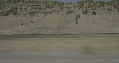 Side right driving plate - I-80 at Mile 175, Emory Stock Footage 285185006