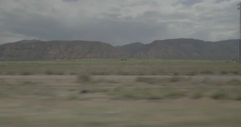 Side right driving plate - I-15 at Mile 82 Parowan Stock Footage 288453065