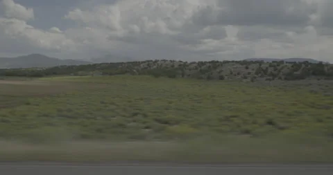 Side right driving plate - I-15 at Mile 115 Beaver Stock Footage 288496475