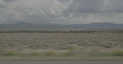 Side right driving plate - I-15 at Mile 118 Beaver Stock Footage 288499421