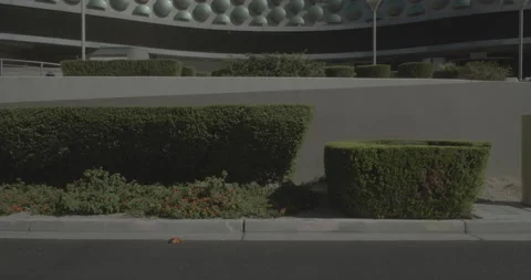 Side right driving plate - Las Vegas Boulevard at Paris Drive, Las Vegas Stock Footage 293945328