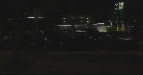 Side right driving plate - Ogden Avenue at Las Vegas Boulevard, Las Vegas Vídeo Stock 294351830