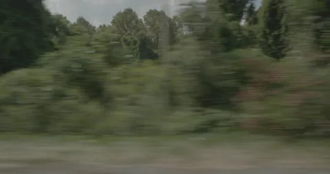 Side right driving plate - Ox Road at Old Stone Fence Reoad, Rainbow Stock Footage 284883102