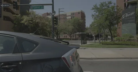 Side right driving plate - Speer Boulevard at Colfax Avenue Denver Видео 289124326