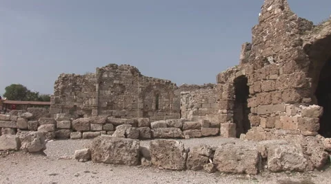 Side ruins Stock Footage 4792417