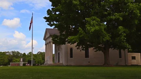 Side Shot of Mausoleum Video stock 38883419