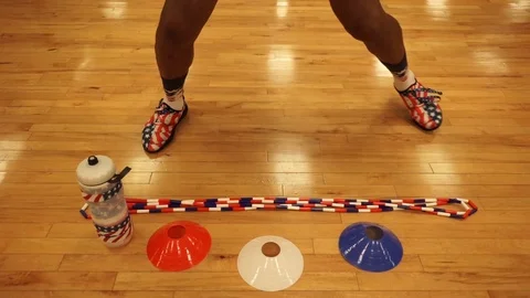 Side shuffle Stock Footage 126308576