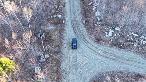 Side by side passing under drone Stock-Footage 333684666