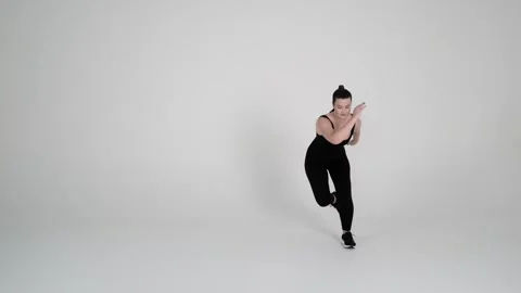 Side-to-Side Speed Skaters Stock Footage 314193984