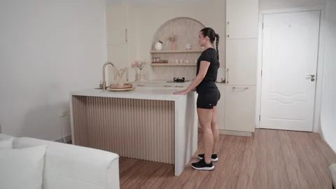 Side to Side Weight Shift with Counter Support Stock Footage 314188927