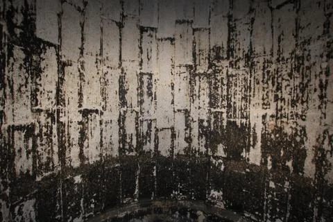 Side of a silo Foto stock
