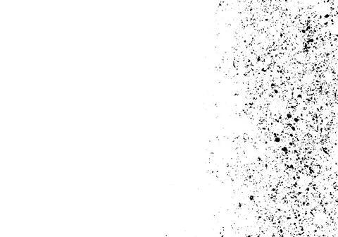 Side splash textures of spray paint on a white background, with artistic an.. Stock Illustration