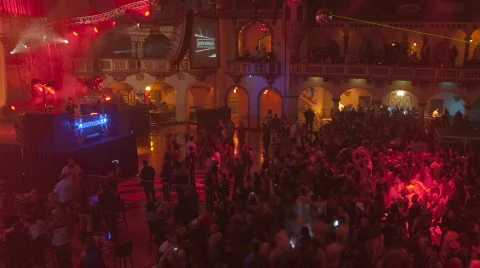 Side Stage Tighter Stock Footage 532301