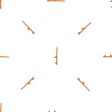 Side of surfboard pattern seamless vector Stock Illustration