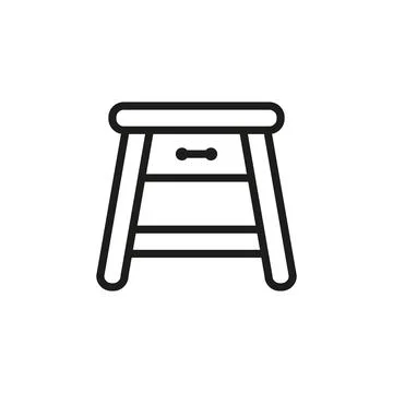 Side table icon vector design templates simple and modern Stock Illustration