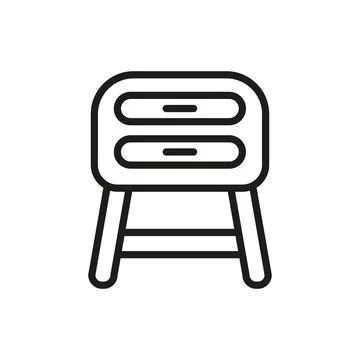 Side table icon vector design templates simple and modern Stock Illustration