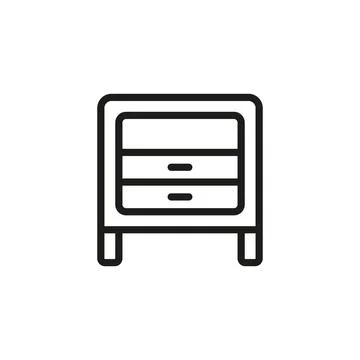 Side table icon vector design templates simple and modern Stock Illustration
