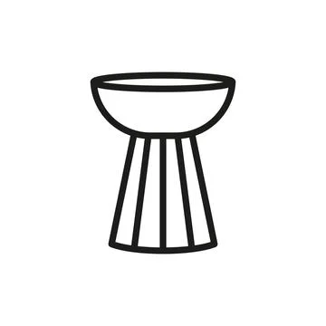 Side table icon vector design templates simple and modern Stock Illustration