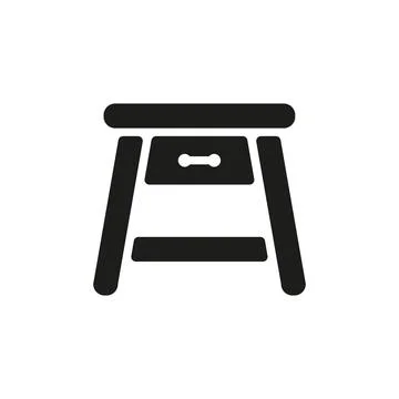 Side table icon vector design templates simple and modern Stock Illustration