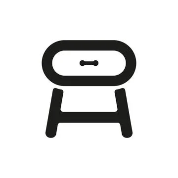 Side table icon vector design templates simple and modern Stock Illustration