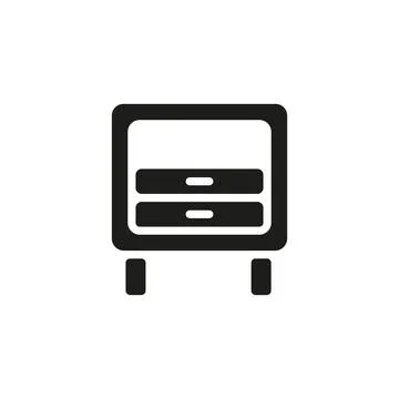 Side table icon vector design templates simple and modern Stock Illustration