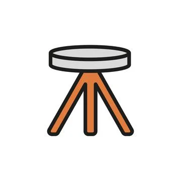 Side table icon vector design templates simple and modern Stock Illustration