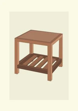 Side Table イラスト素材