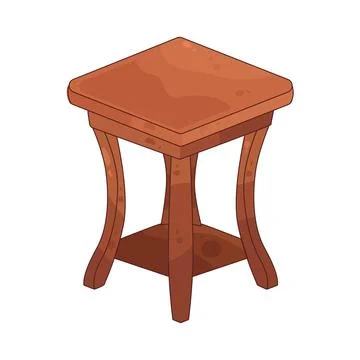 Side Table illustration 스톡 일러스트