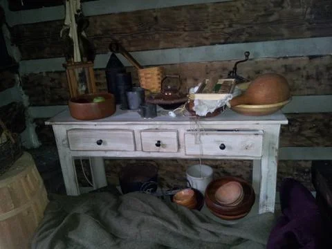 Side table 스톡 사진